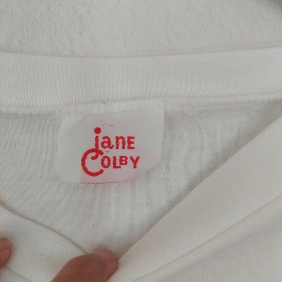 Jane Colby 1988 Ladybug in Heels Vintage Retro Y2k Shirt Top - Picture 3 of 12